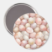 Easter Peach Pink Eggs マグネット (正面/裏面)
