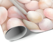 Easter Peach Pink Eggs   ラッピングペーパー (ロールコーナー)