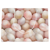 Easter Peach Pink Eggs   ラージペーパーバッグ (正面)