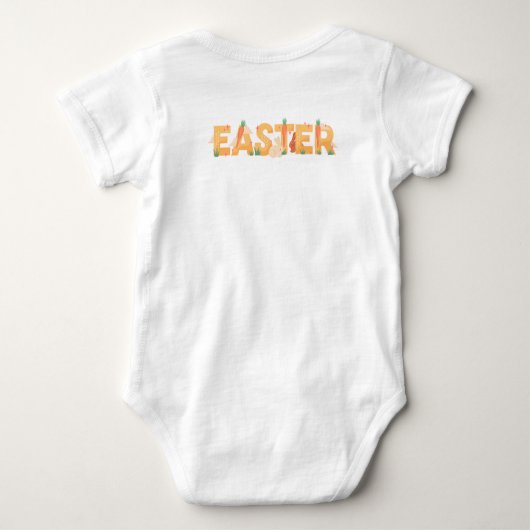 Easter Personalized Baby Bodysuit ベビーボディスーツ (裏面)