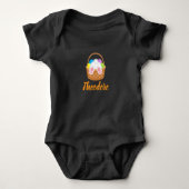 Easter Personalized Baby Bodysuit  ベビーボディスーツ (正面)