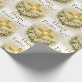 Easter Personalized Christian Cross Wrapping Paper ラッピングペーパー (角)