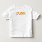 Easter Personalized Toddler Fine Jersey T-Shirt トドラーTシャツ (裏面)