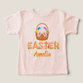 Easter Personalized Toddler T-Shirt (デザイン正面)