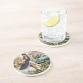 Easter Pin-Up Coaster | Vintage Gloss コースター (側面)