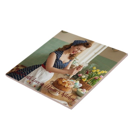  Easter Pin-Up Kitchen Ceramic Tile タイル (側面)
