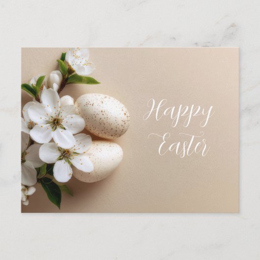 Easter Postcard with Easter Eggs ポストカード (正面)