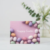 Easter Postcard with Easter Eggs ポストカード (スタンド正面)