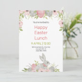 Easter Potluck Invitation 招待状 (スタンド正面)