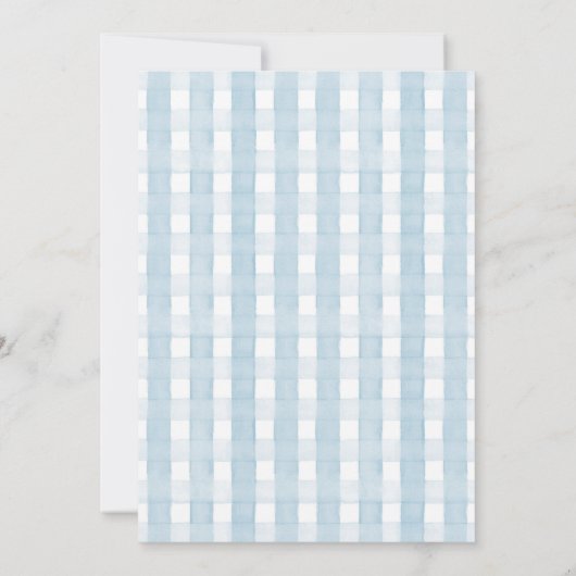 Easter Rabbit Bunny Boy 1st Birthday Invitation 招待状 (裏面)