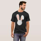 Easter Rabbit Bunny Golf Ball Golfer Funny Holiday Tシャツ (正面フル)