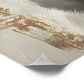 Easter Rabbit Carrot Print, Spring Bunny ポスター (角)