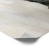 Easter Rabbit Carrot Print, Spring Bunny ポスター (角)