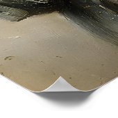 Easter Rabbit Carrot Print, Spring Bunny ポスター (角)