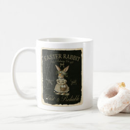Easter Rabbit Delivery Co Vintage Bunny コーヒーマグカップ