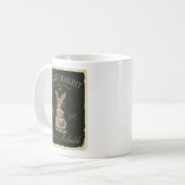 Easter Rabbit Delivery Co Vintage Bunny コーヒーマグカップ (正面左)