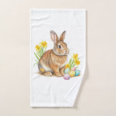 Easter Rabbit Hand Towel ハンドタオル (ハンドタオル)
