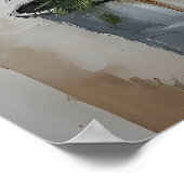 Easter Rabbit In Bucket Of Carrots Print, Spring ポスター (角)