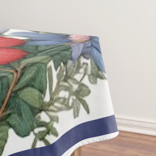 Easter Rainbow Meadow Spring Flowers Wild Rabbit  テーブルクロス (インサイチュ)