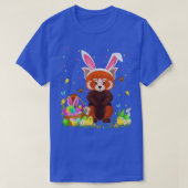 Easter Red Panda Bunny Egg Hunting Red Panda Easte Tシャツ (デザイン正面)