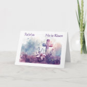 Easter Rejoice He Is Risen  カード (正面)