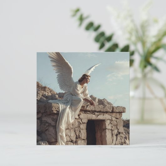 Easter Resurrection Greetings カード (スタンド正面)