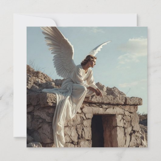 Easter Resurrection Greetings カード (正面)