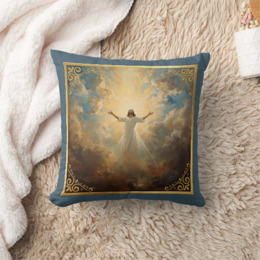 Easter Resurrection Religious  クッション (ブランケット)