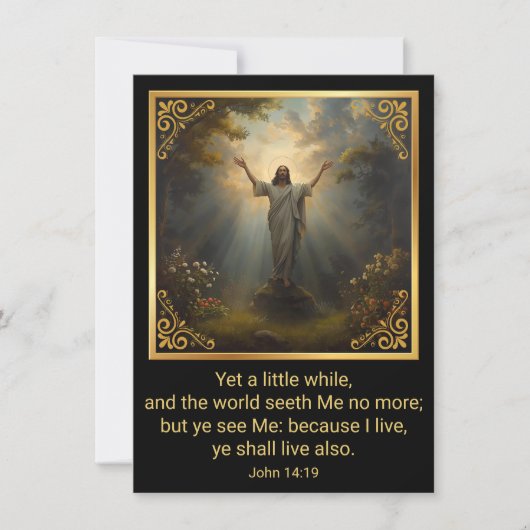 Easter Resurrection Religious シーズンカード (正面)