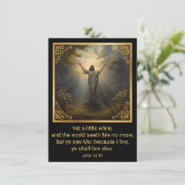 Easter Resurrection Religious シーズンカード (スタンド正面)