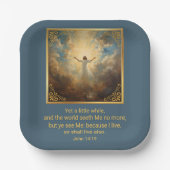 Easter Resurrection Religious  ペーパープレート (正面)