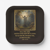 Easter Resurrection Religious ペーパープレート (正面)