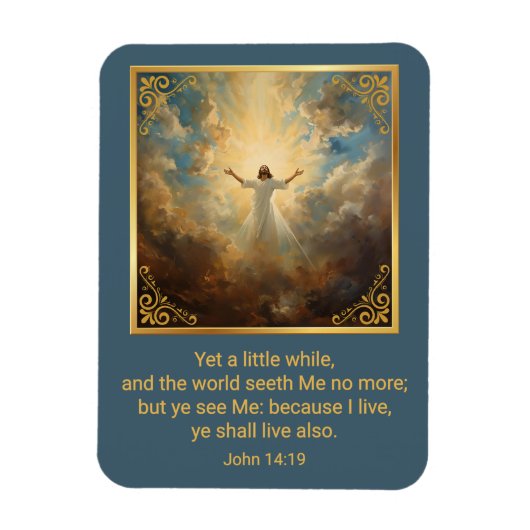 Easter Resurrection Religious マグネット (縦)