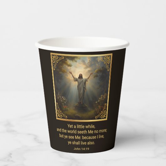 Easter Resurrection Religious 紙コップ (正面)