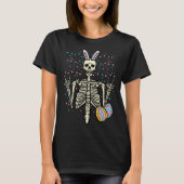 Easter Rocker Skeleton Rock Hand Men Boys Toddler  Tシャツ (正面)