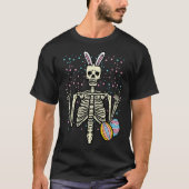 Easter Rocker Skeleton Rock Hand Men Boys Toddler  Tシャツ (正面)