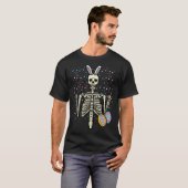 Easter Rocker Skeleton Rock Hand Men Boys Toddler Tシャツ (正面フル)