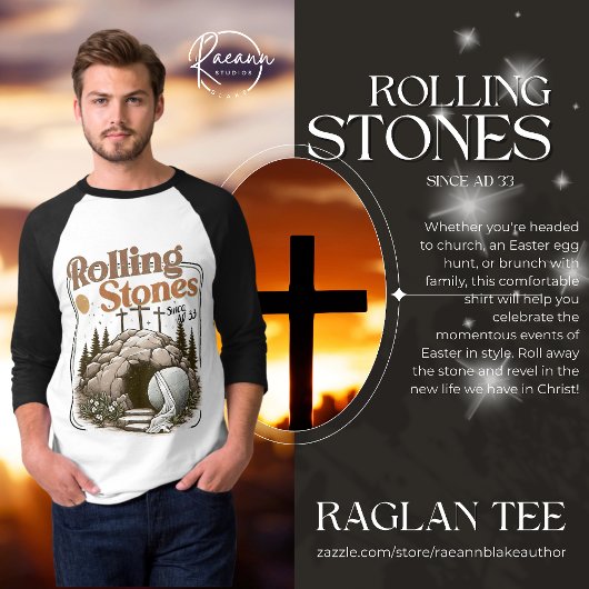 Easter "Rolling Stones since AD 33" T-Shirt Tシャツ