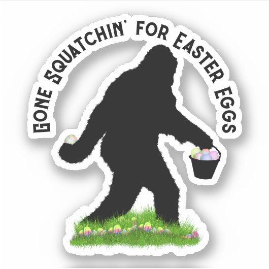 Easter Sasquatch  シール (正面)