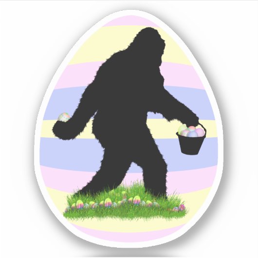 Easter Sasquatch  シール (正面)