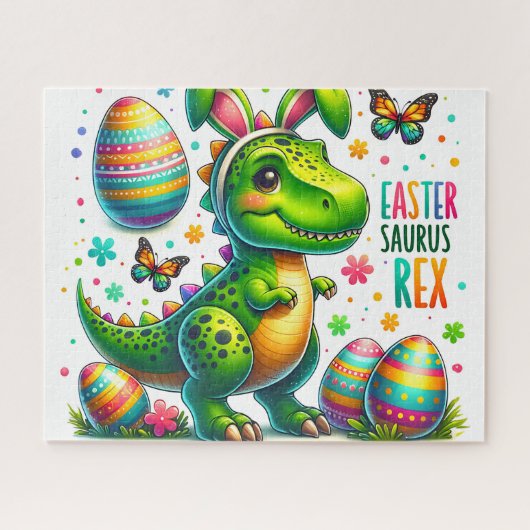 Easter Saurus Rex ジグソーパズル (横)