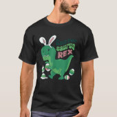 Easter Saurus Rex Eggs Bunny T Rex Dinosaur Boys G Tシャツ (正面)