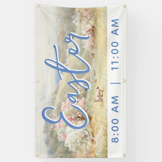 Easter Service Church Banner 横断幕 (縦)