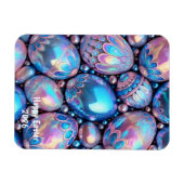 EASTER ~ Shiny Eggs ~ Flexible Photo Magnet マグネット (横)