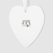 Easter Skeletons Dancing Eggs Funny Bones Men Wome オーナメント (正面)