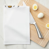 Easter Skeletons Dancing Eggs Funny Bones Men Wome キッチンタオル (四つ折り)