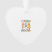 Easter Speech Therapy SLP Everyone Communicates Di オーナメント (正面)