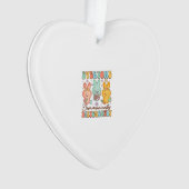 Easter Speech Therapy SLP Everyone Communicates Di オーナメント (正面)