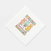 Easter Speech Therapy SLP Everyone Communicates Di スタンダードランチョンナプキン (角)