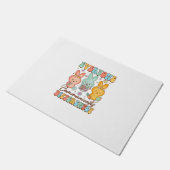 Easter Speech Therapy SLP Everyone Communicates Di ドアマット (アングル)